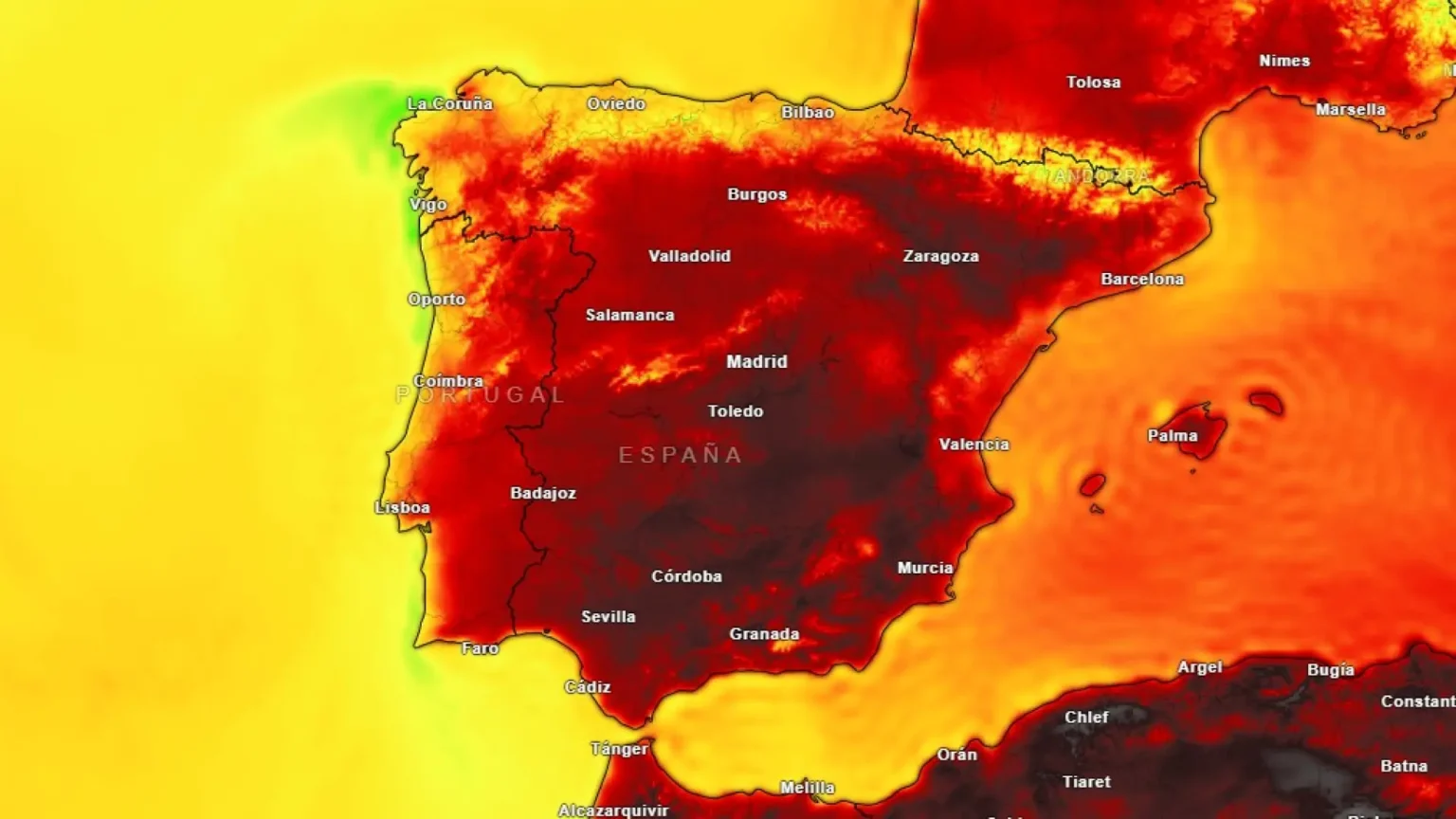 La Aemet emite aviso especial por tercera ola de calor con temperaturas extremas de hasta 44 °C