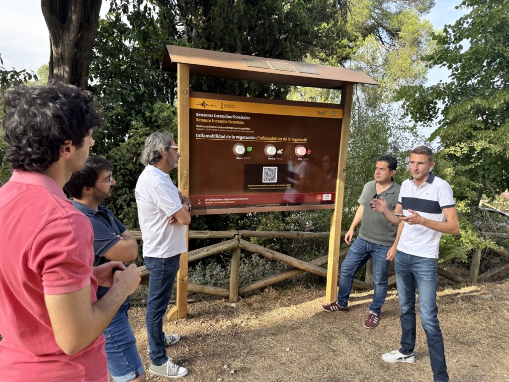 Alcoy implementa sistema de tecnología IoT para prevenir incendios forestales en el Parque Natural de la Font Roja
