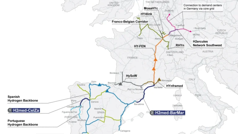 Alemania y Holanda inauguran tramos de red de hidrógeno renovable mientras España avanza en fase de ingeniería del H2Med Alemania y Holanda inauguran tramos de red de hidrógeno renovable mientras España avanza en fase de ingeniería del H2Med