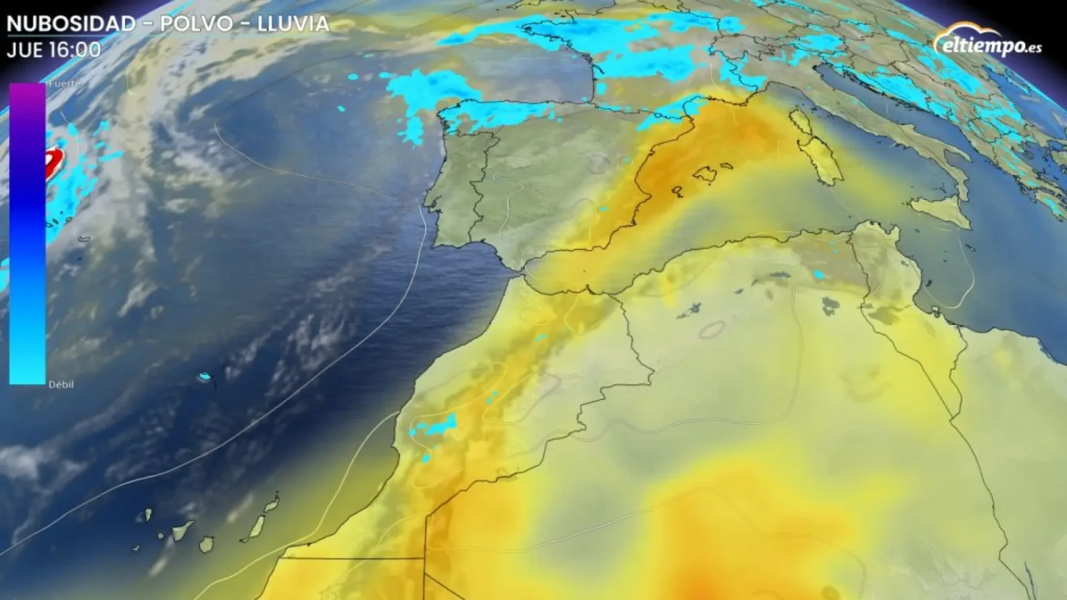 Lluvias de barro alcanzarán varias regiones de España por combinación de dana y polvo sahariano