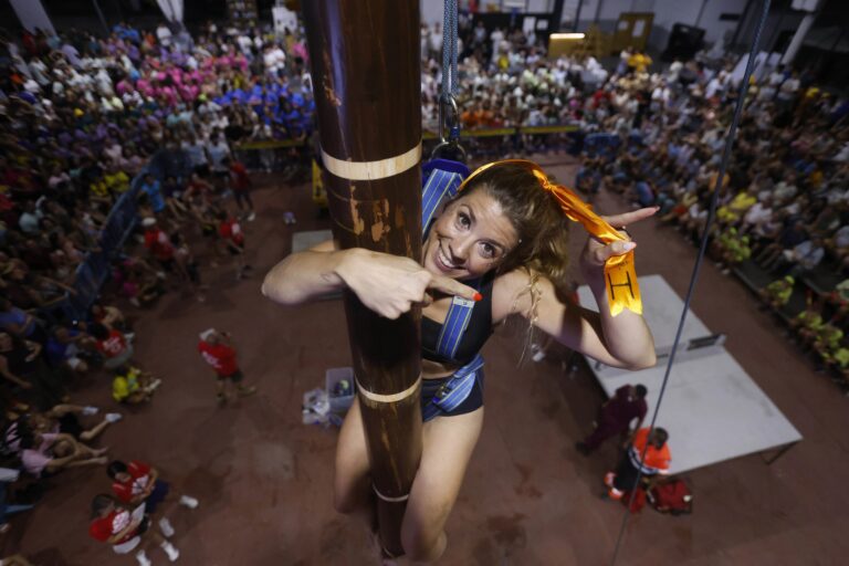 Casi mil atletas compiten en las Olimpiadas Rurales de Los Pedroches que reivindican los juegos tradicionales
