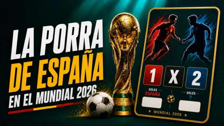 Sistema de pronósticos del Mundial 2026 permite acumular puntos por partidos de España
