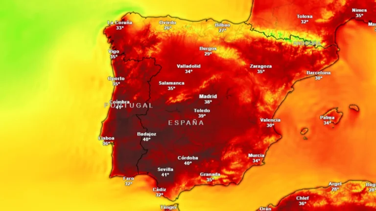 España enfrenta posible ola de calor este fin de semana con temperaturas que alcanzarían 42 grados