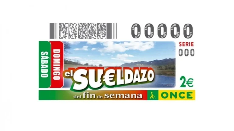 Sueldazo ONCE anuncia el número ganador del sorteo del 12 de julio de 2026