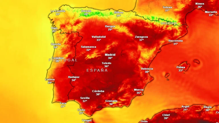 Siete comunidades españolas en aviso meteorológico por calor extremo, tormentas y viento fuerte
