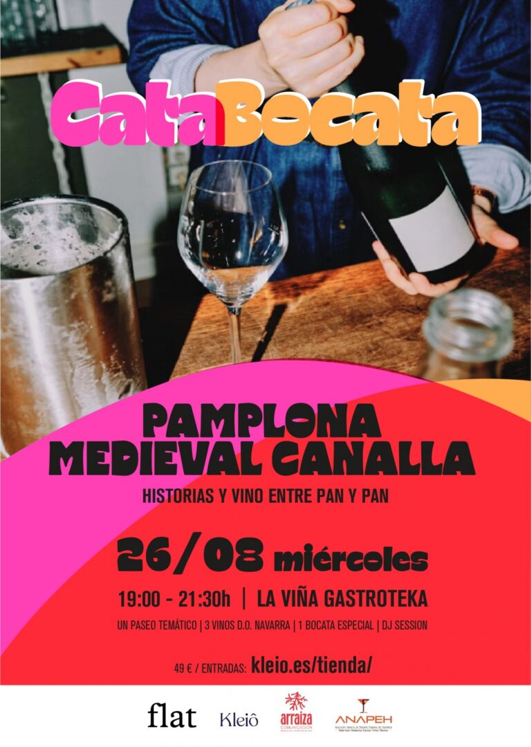 Pamplona estrena Cata Bocata, un formato que une historia, vino y gastronomía para conocer la ciudad