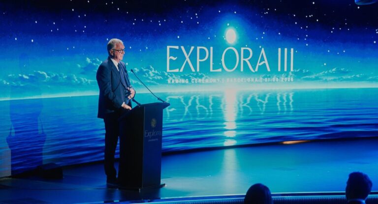 Explora Journeys inaugura su primer buque con tecnología GNL en el Puerto de Barcelona