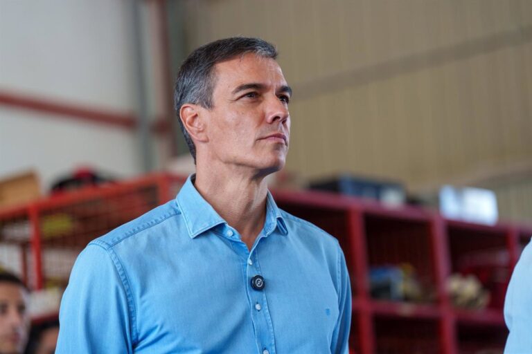 Pedro Sánchez se desplaza a Cenicientos para seguir la evolución de los incendios forestales en Madrid