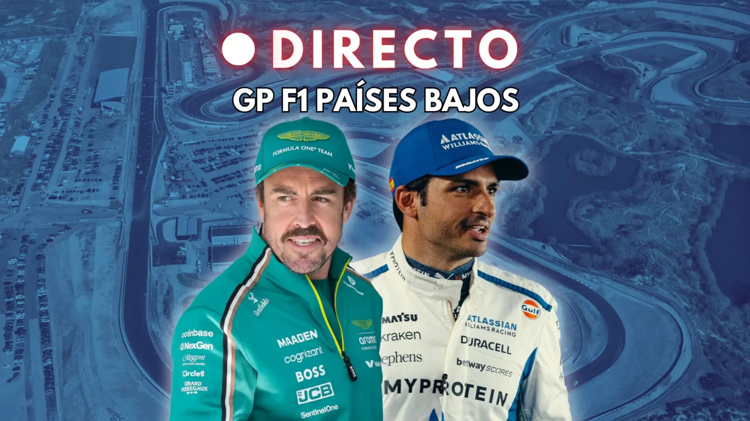 Carlos Sainz y Fernando Alonso arrancarán desde las últimas posiciones en el Gran Premio de Países Bajos