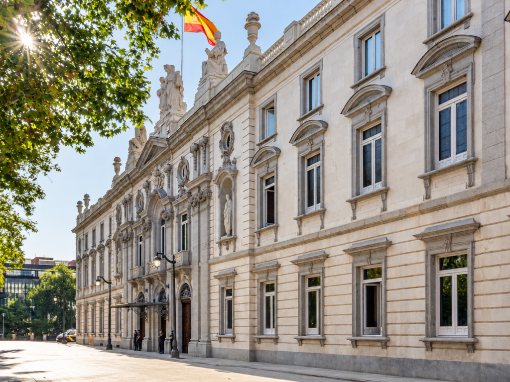 Edificio del Tribunal Supremo en Madrid